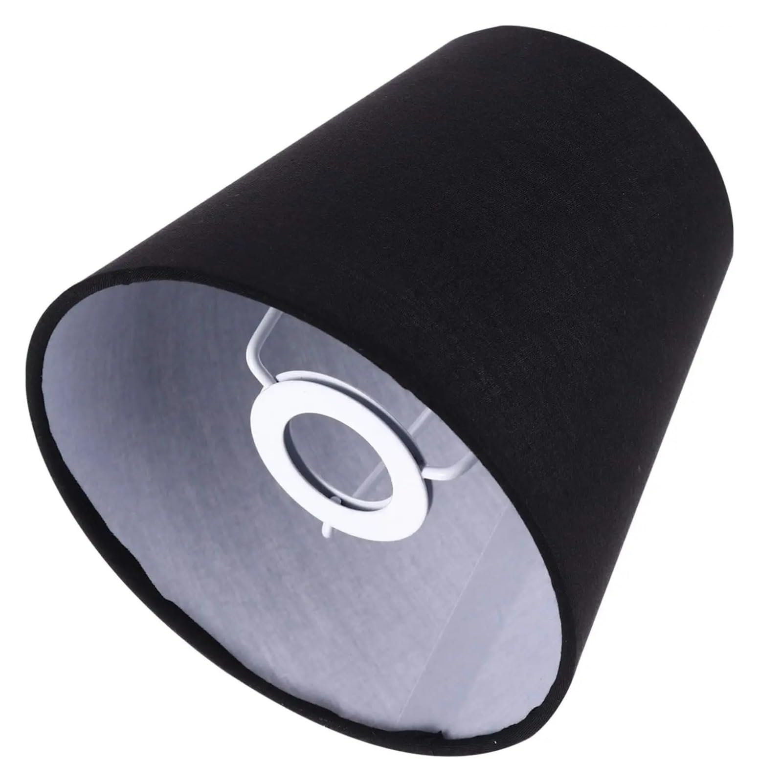 Luxemetals 1Pcs Black Fabric Conical Lampshade - Dust Cover For Tables, Chandeliers, And Ceiling Lights(1Pcs)