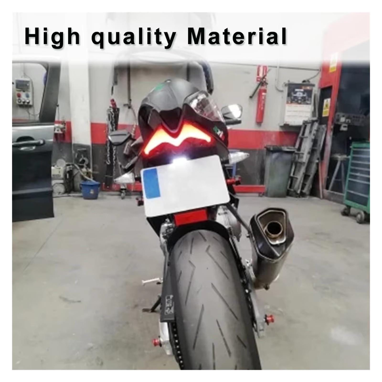 Moto Supporto Targa Staffa Porta Targa Per RS 660 2021-2025 Per Tuono 2021-2024 Coda Posteriore Moto Tidy