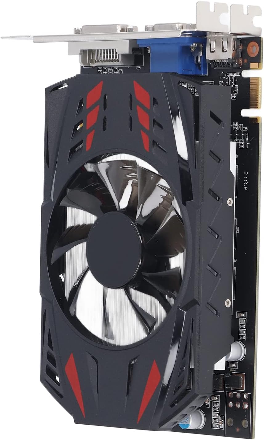 Scheda Grafica GTX 550Ti, Scheda Grafica da Gioco GDDR5 da 2 GB 128 Bit 3000 MHz GPU con Ventola di Raffreddamento, Scheda Video per Computer (GTX 550Ti) DVI/VGA/HDML