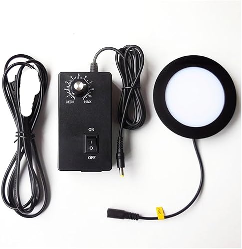 ZTBH Microscope Accessories Kit Stereo Microscopio Illuminators Round Lamp 50~75mm Microscope Slides (Color : 70mm)