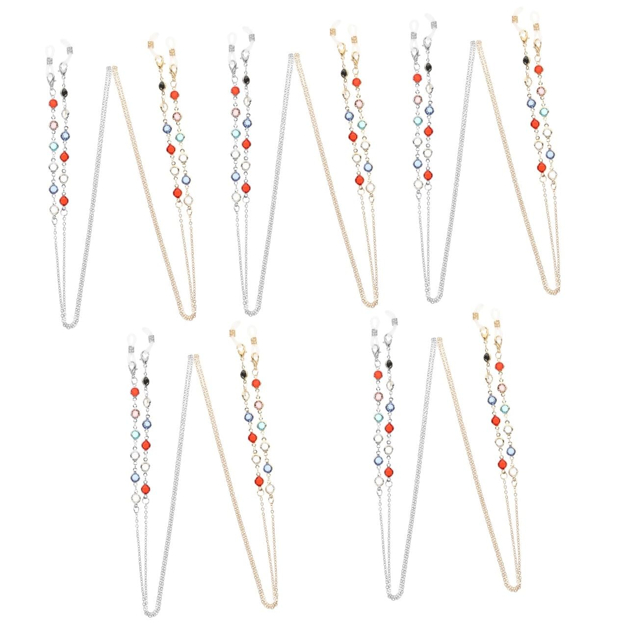 BESTYASH Catena Di Occhiali Custodia Per Gli Occhiali Moda Accessori Incantesimi Portaocchiali Porta Occhiali Intorno Al Collo Catena Di Dell'occhio Gel Di Silice