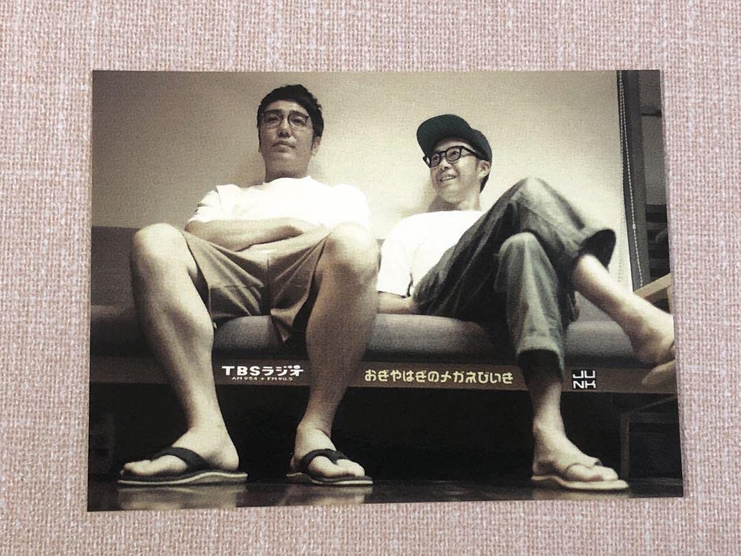 おぎやはぎ メガネびいき ステッカー N おぎやはぎのメガネびいき 風