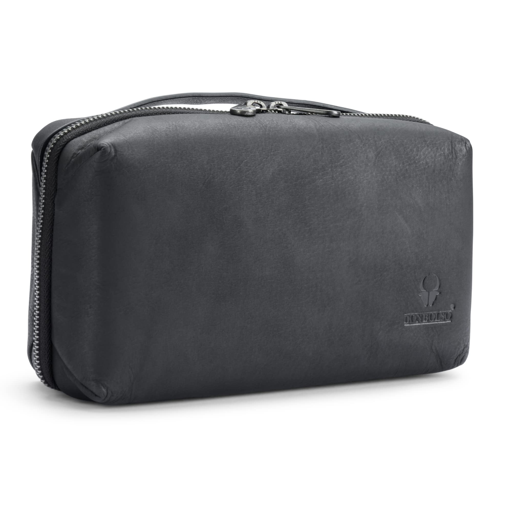 DONBOLSO Tech Pouch Chicago | Rangement Cable Bureau En Cuir Fait