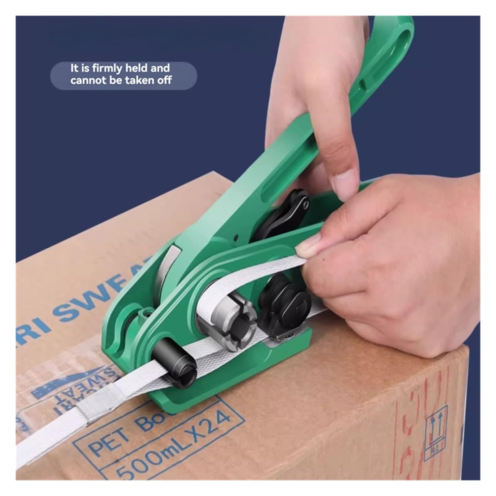 Macchina Reggiatrice, Kit di reggiatura manuale for carichi pesanti, set tenditori e sigillatori for reggette in PET PP
