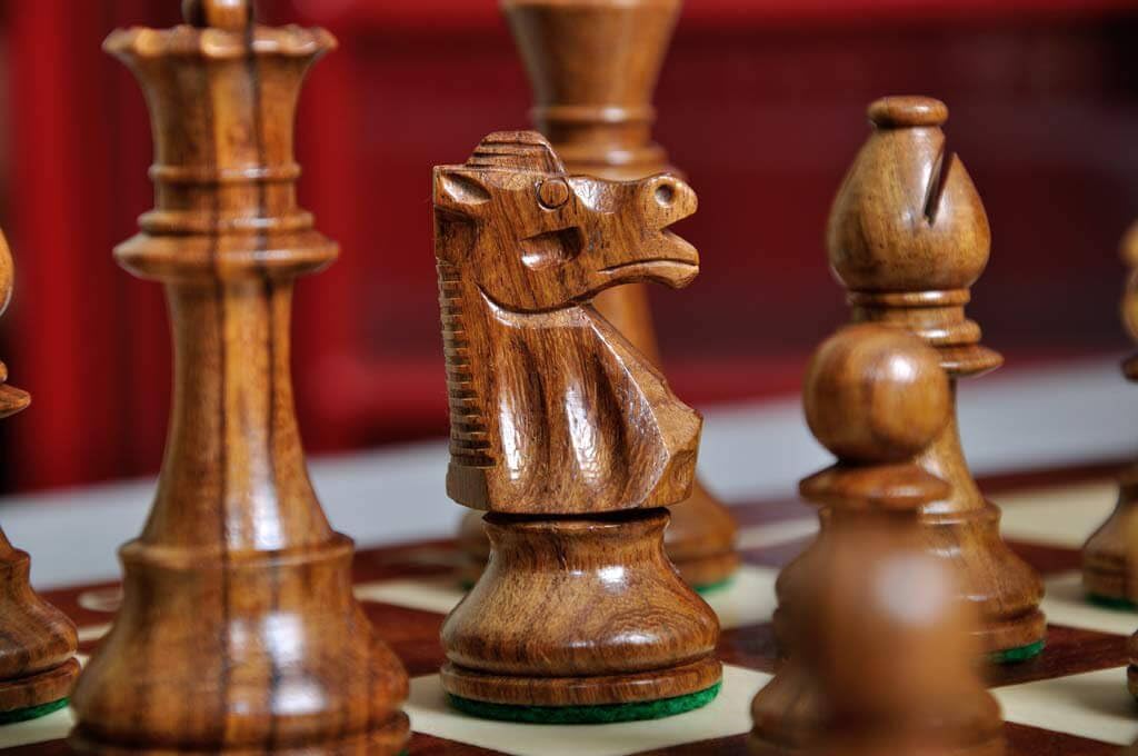 The Club Series Chess Set, Box, & Board Combination