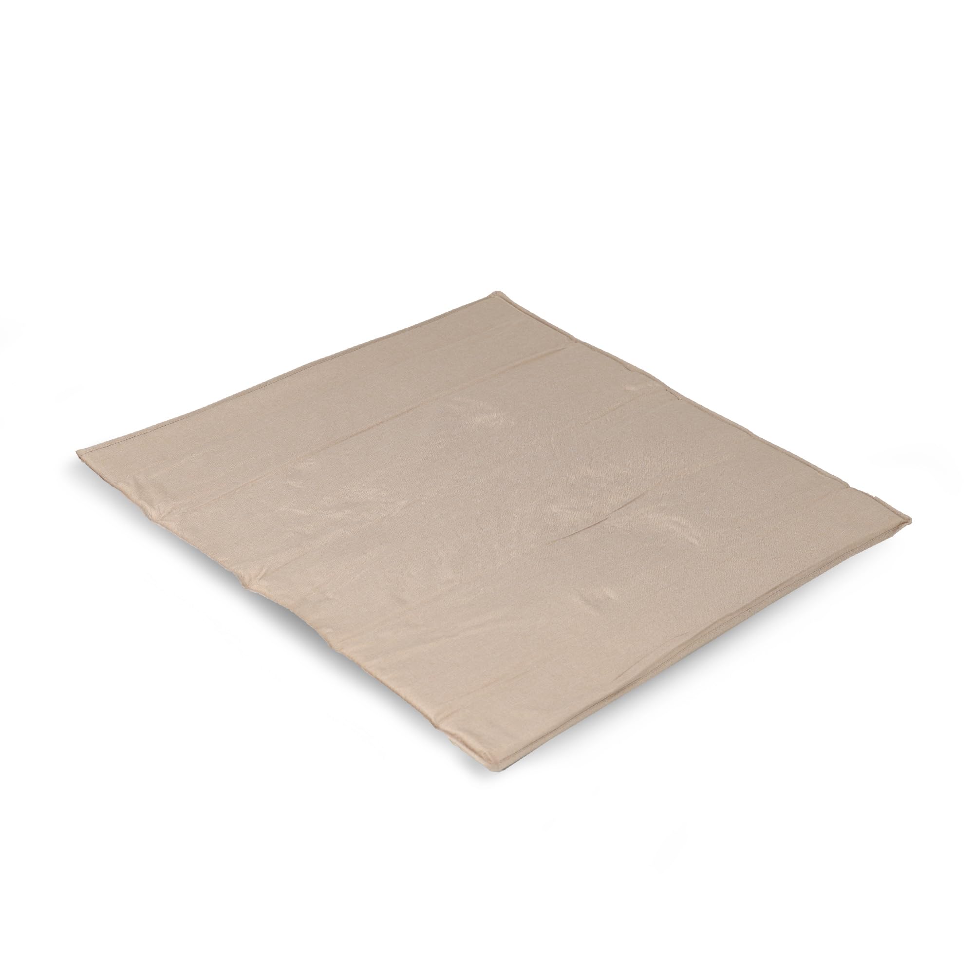 Deryan Baby-Reisebett mit Matratze, 0-5 Jahre (0-20 kg), Leichtgewicht 9 kg, Große Matratze, Seitliche Öffnung, Faltbares Design, Inklusive Tragetasche, 100 x 100 cm (Nougat)