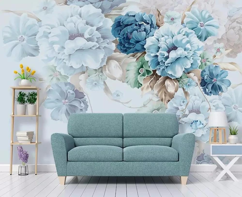 Papier peint fleurs 3d de prestige ILIYA revêtement intissé haut de gamme
