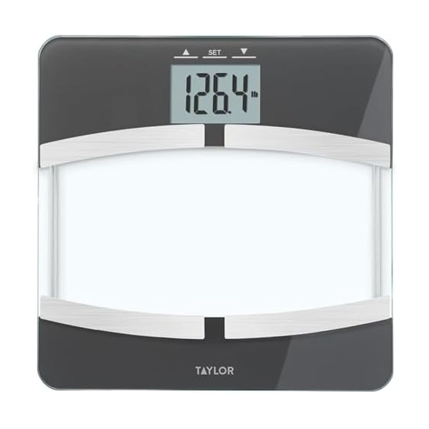 Taylor Digital Glass Body Composition Scale Bathroom Scale for Body Weight Measures Body Fat Body Water Muscle Mass