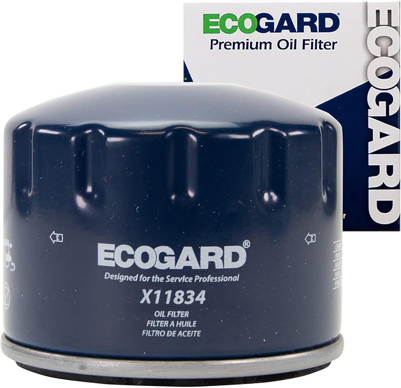 Filtro de óleo do motor ECOGARD X11834 para óleo sintético – Jeep Renegade 1.3L 2019-2021 e Fiat 500X 1.3L 2019-2020, 1 unidade