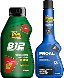 Kit Aditivo B12 Premium Proal 200ml Álcool Etanol Bardahl