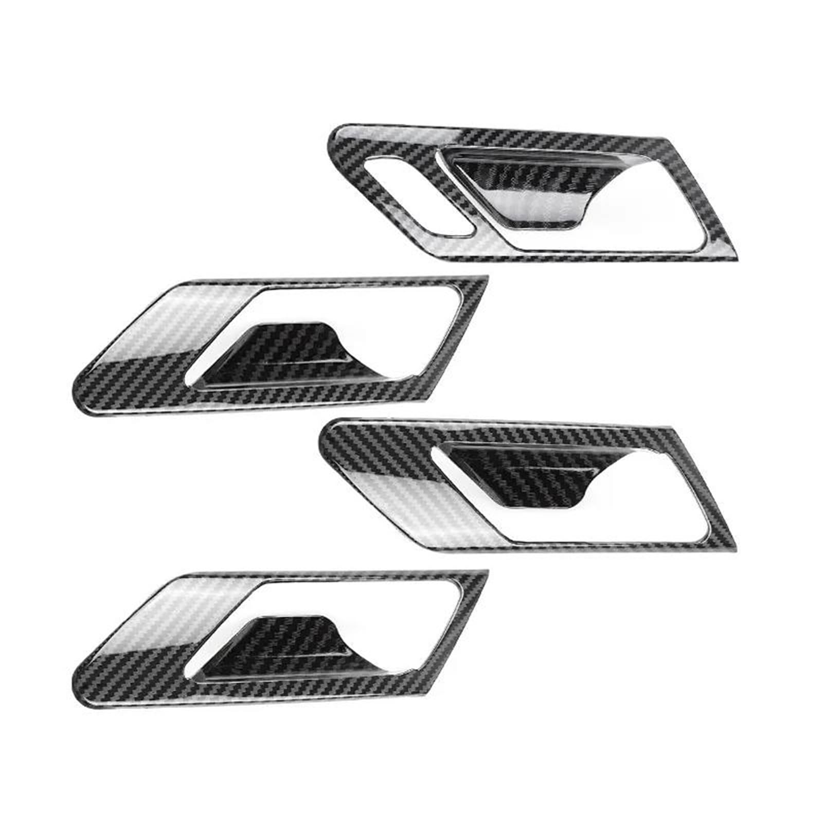 YUEYZHK for VW for Golf 6 MK6 2008-2013 Car Interior Doors Handle Pull Door Bowl Frame Cover Trim Inner Accessories(LHD)