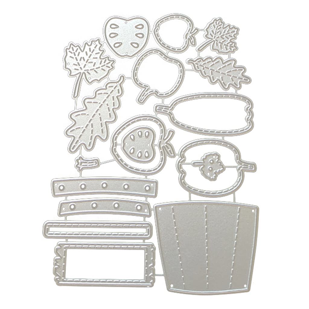 Tsophreniq Christmas Theme Metallic Cutting Dies Decorative Christmas Die Cuts Template for Scrapbooking Diary Embellishments Dies Cuts for Card Embellishments Making for Classroom