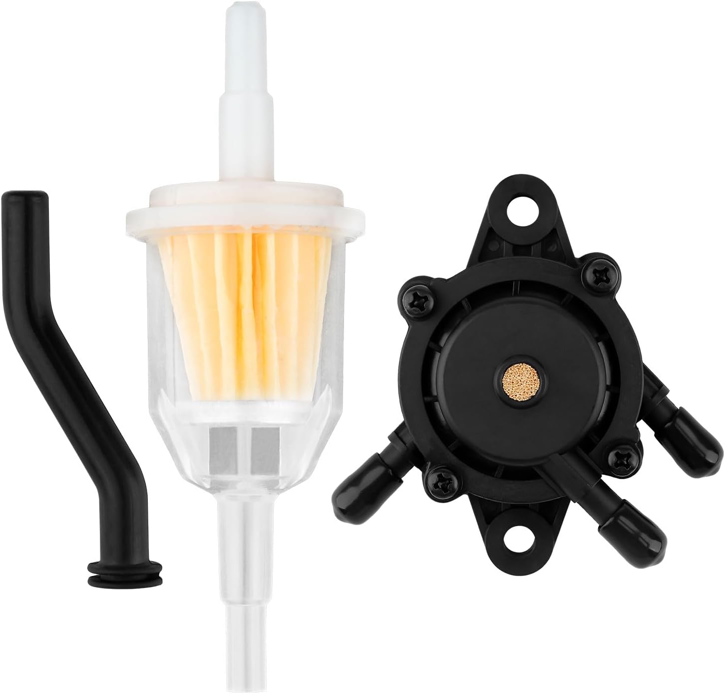 808656 Fuel Pump Kit with Fuel Filte for B&S Lawn Mower Tractor, Gas Vacuum Fuel Pump Replacement for Honda Yamaha 491922 691034 692313 808492 for John Deere Kohler 17HP-25 HP Small Engine