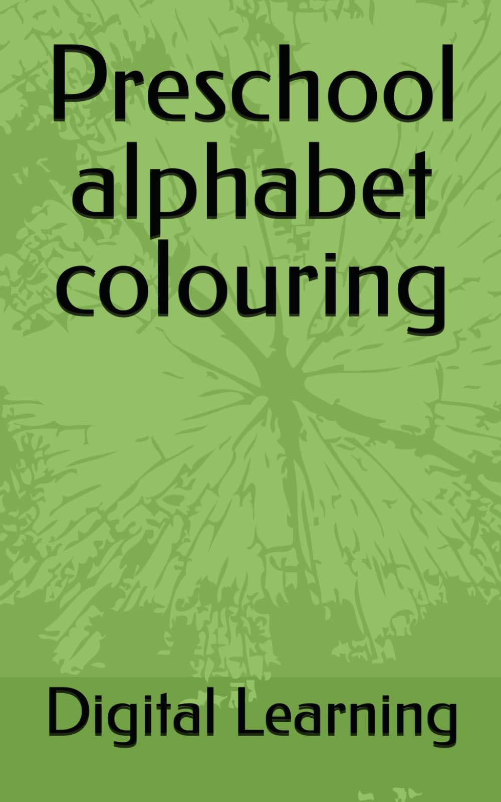 Preschool alphabet colouring