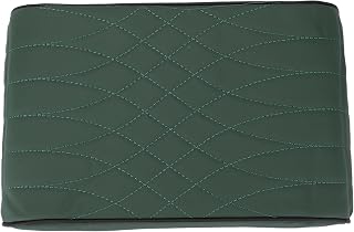 VekAuto Cubierta De Consola Central Para Coche Cubierta De Apoyabrazos 12.6"x8.27"x1.97" Verde Cuero Nappa Espuma Viscoelástica