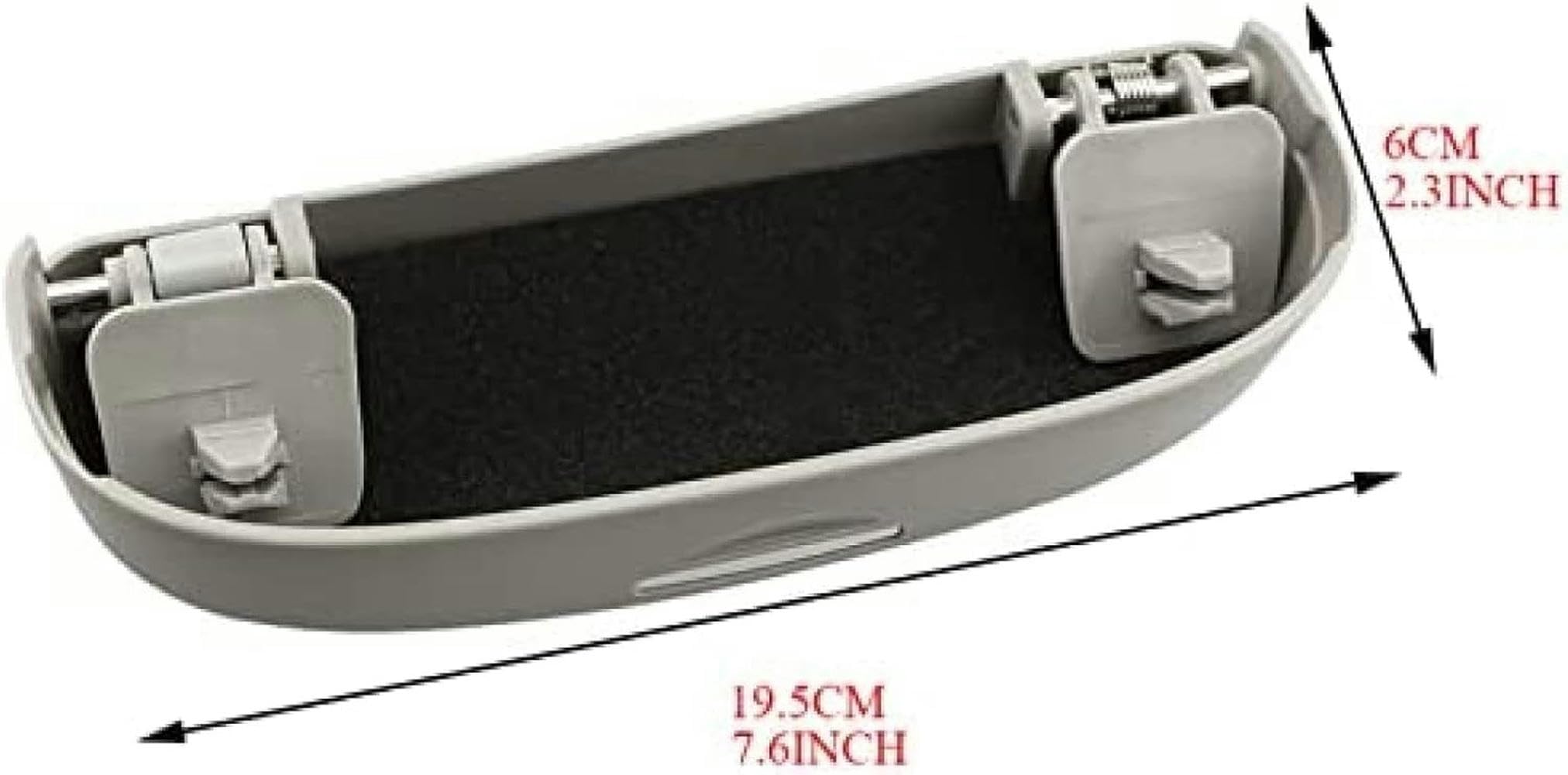 Autobrillenkokers Houders Zonneklep Zonnebrillen Voor Toyota RAV4 2020-2024, Veelzijdige Opbergorganizer Opruimen Brillen Clip Box Interieur Accessoires Tas,A