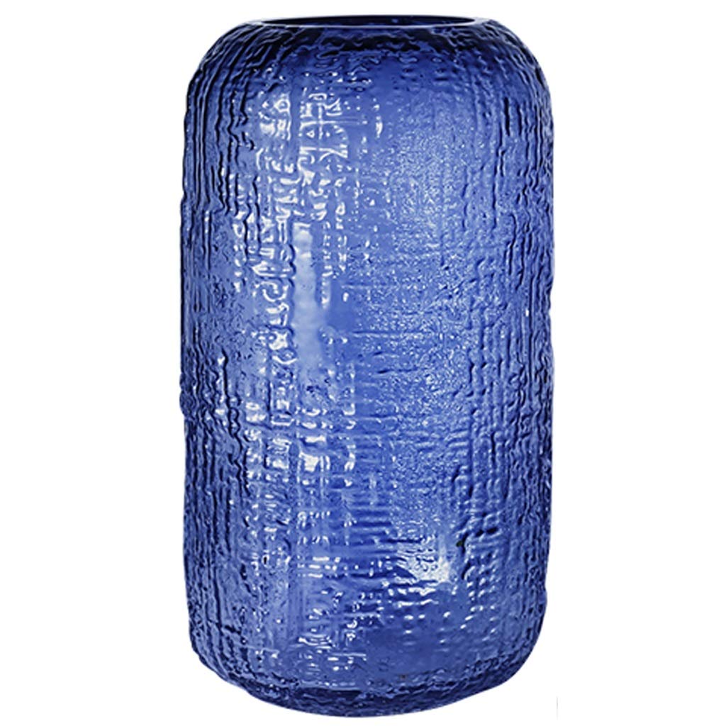 Vase bleu nordique en céramique minimaliste pour table à manger