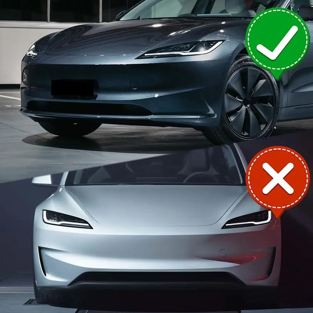 Uniwersalny spoiler Do Tesla Model 3 Highland 2024-2025 | Przedni Dokładka przedniego zderzaka
