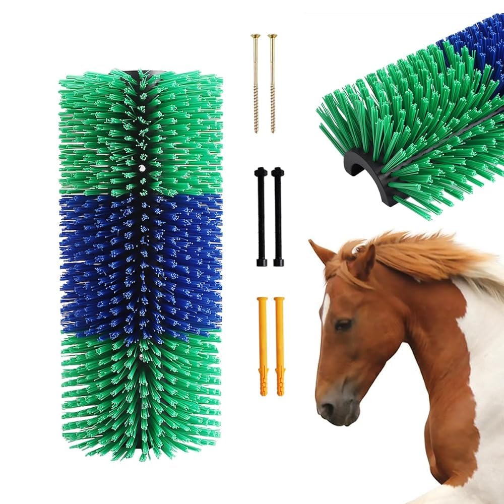 Livestock Scratching Brush, Horse Cattle for Grooming Full Massage Grooming Brush