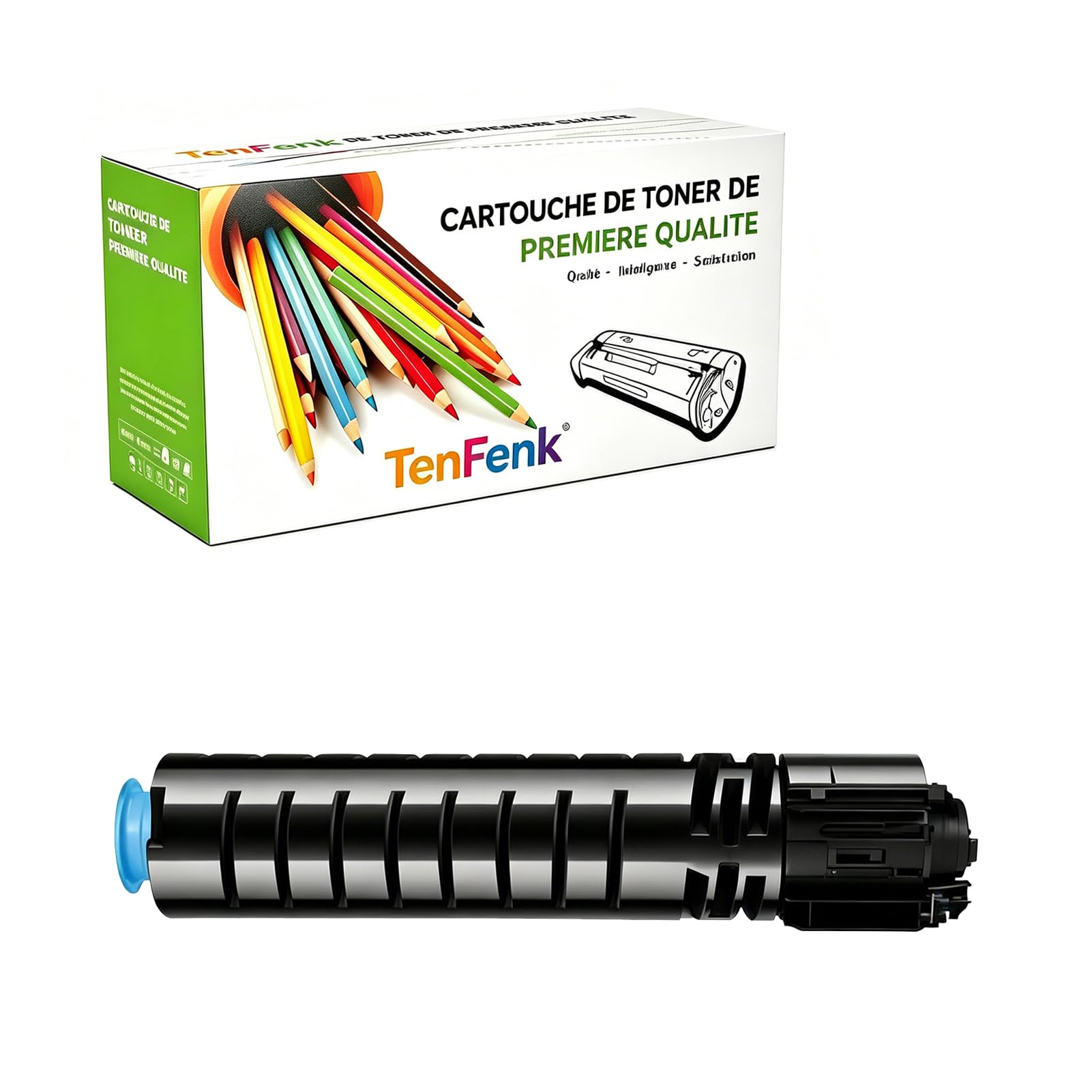 Toner cyan de rechange MX70FT compatible avec les systèmes Sharp MX-7000N et 5500N