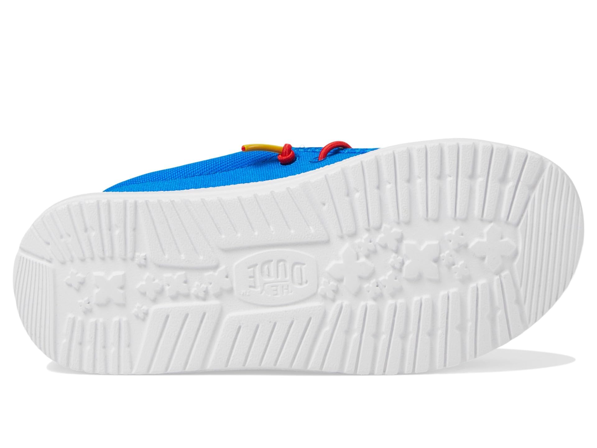 Hey Dude Kids Mens Wally Hot Wheels Blue/Multi 3 Medium : Amazon