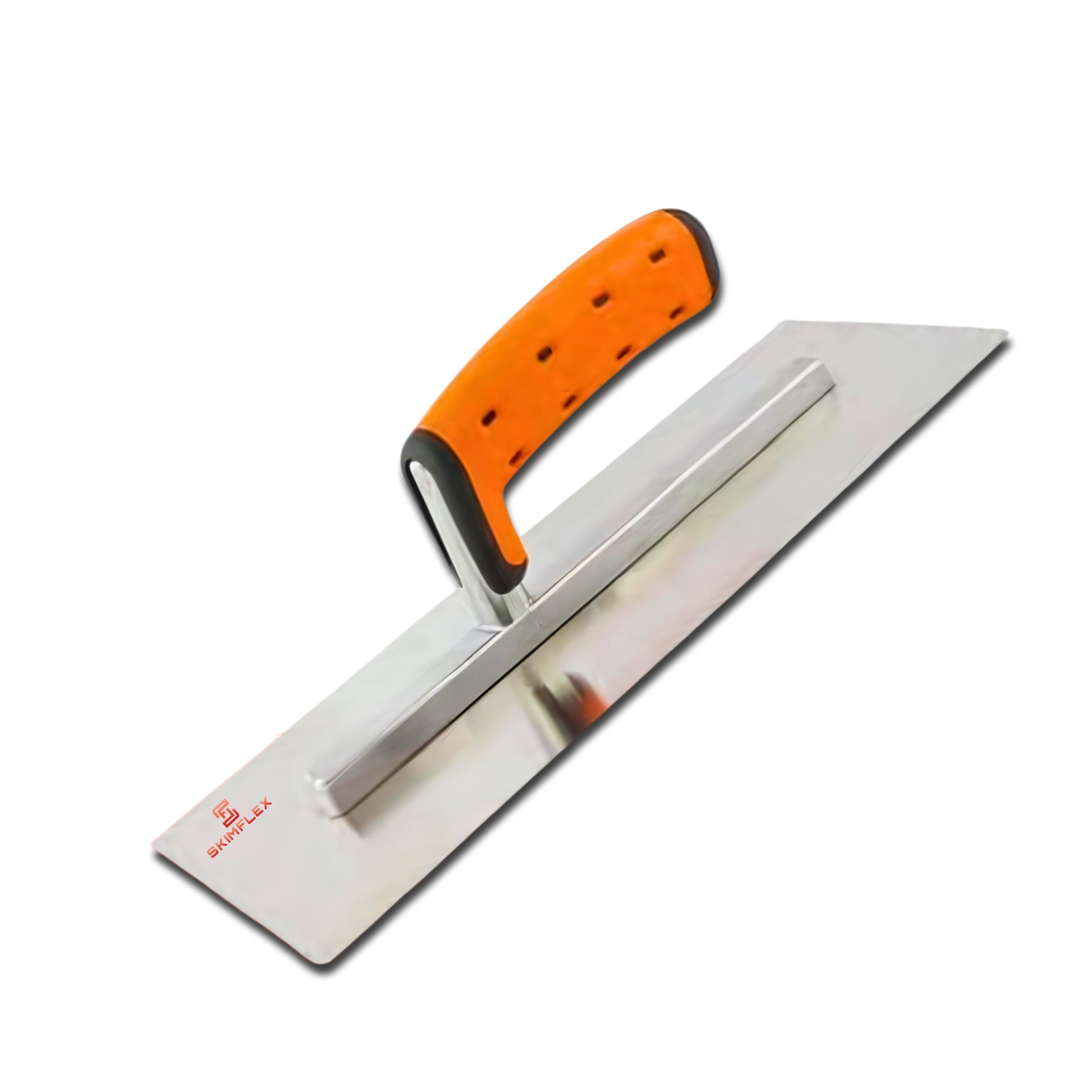 Plastering Finishing Trowel Cement Concrete 11" Skimflex 007 Finishing Soft Grip Plasterers Skim Blade Stainless Steel Skimming Rendering Tools (11" 280mm)