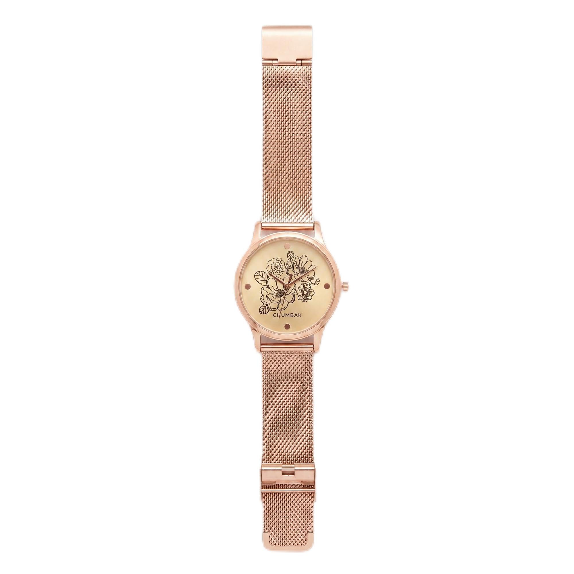Round Dial Analog Watch for Women|Forest Jade Collection| Stainless Steel Strap|Gifts for Women/Girls/Ladies |Stylish Fashion Watch for Casual/Work-image-17