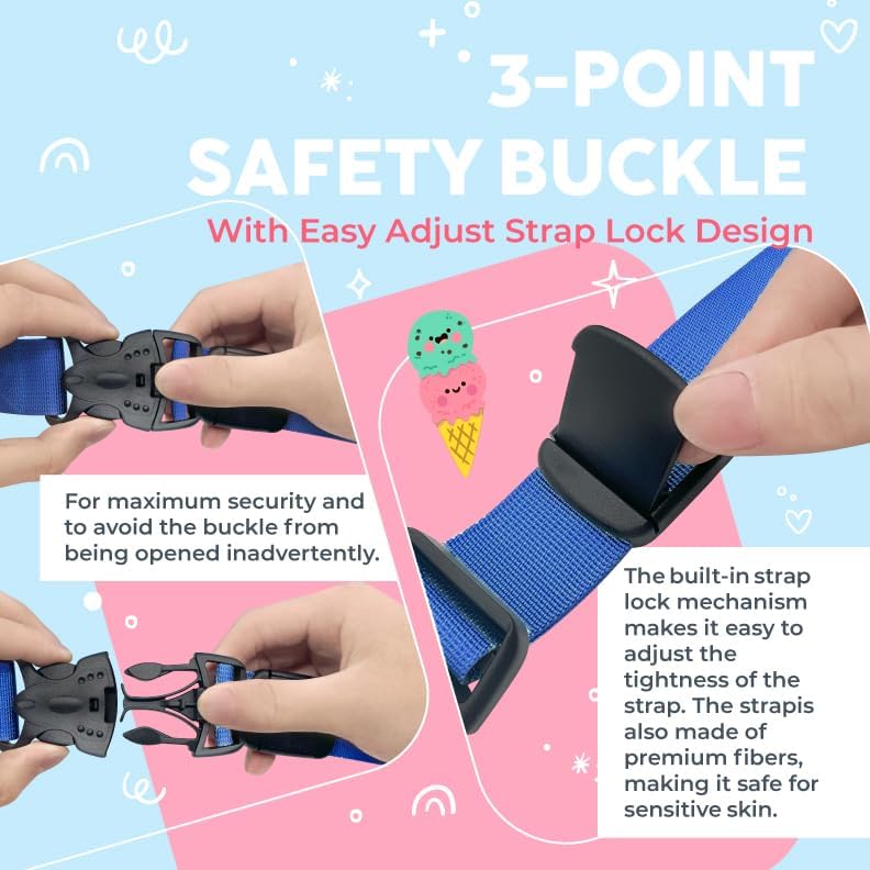 Miniatura 3 de Sunlite Sports Flotador de espalda con cinturón ajustable, flotador con múltiples capas, para niños y niños pequeños natación seguridad