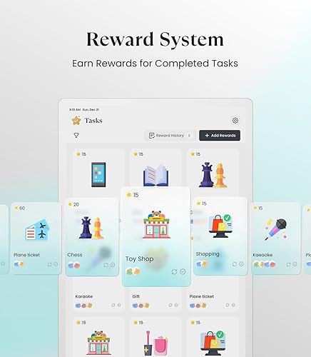 Miniatura 6 de Cozyla Calendario digital + 2 planificador de pared de 24 pulgadas, pantalla táctil, tabla de tareas personalizable, calendario electrónico