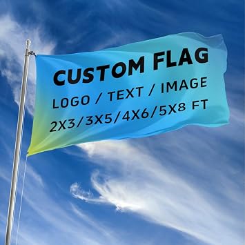 Generic Custom Flag Customized Outdoors Decoration Flags Personalized Flags Party Day Picture Flag Design Your Own Logo Picture Photo Text 2X3 ft