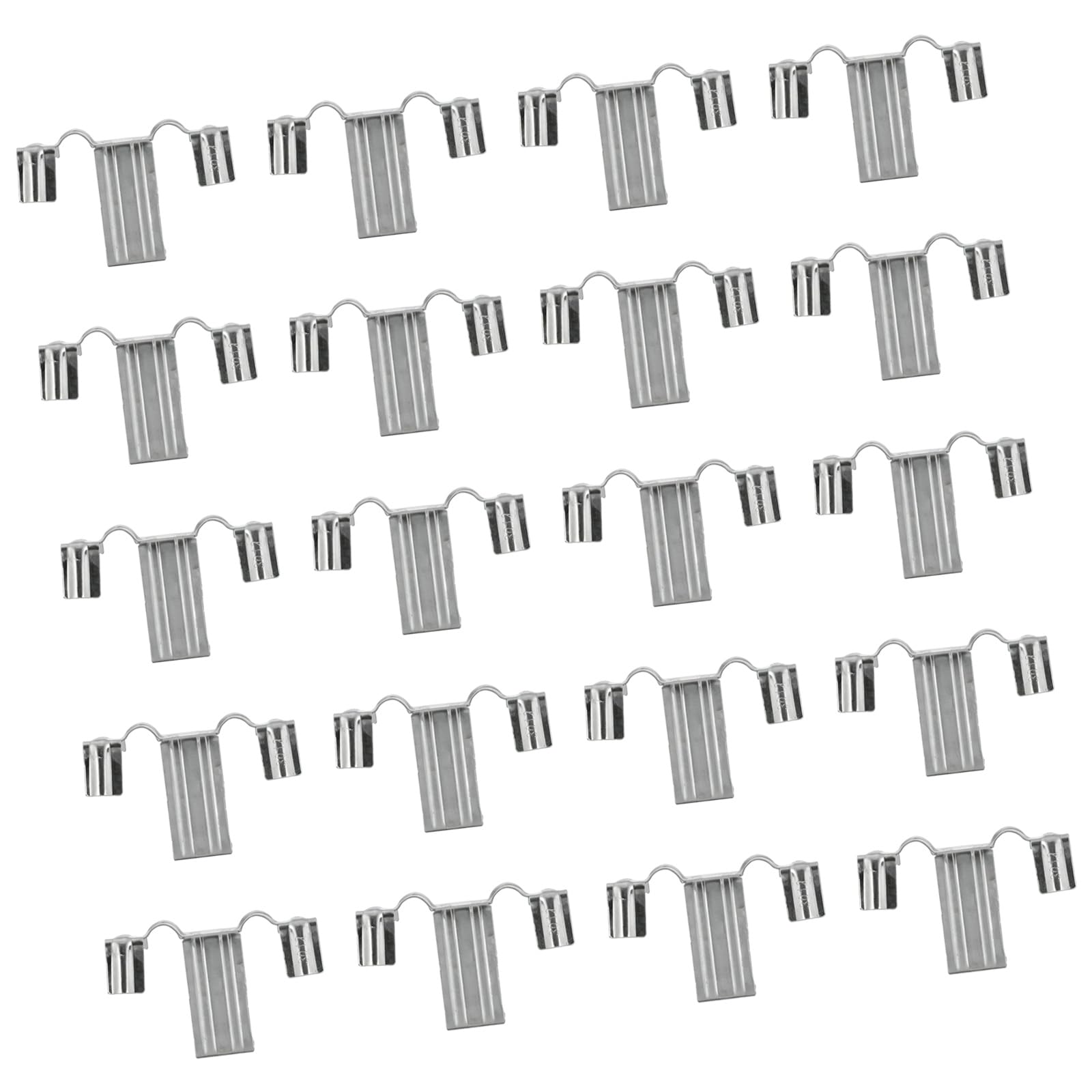 Zbiianxer 33Mm Universals Photovoltaic Clip Water Diverter Heavy Type Stainless Steel Solars Panel Deflectors Clip For Outdoor Solars Guide Clamps