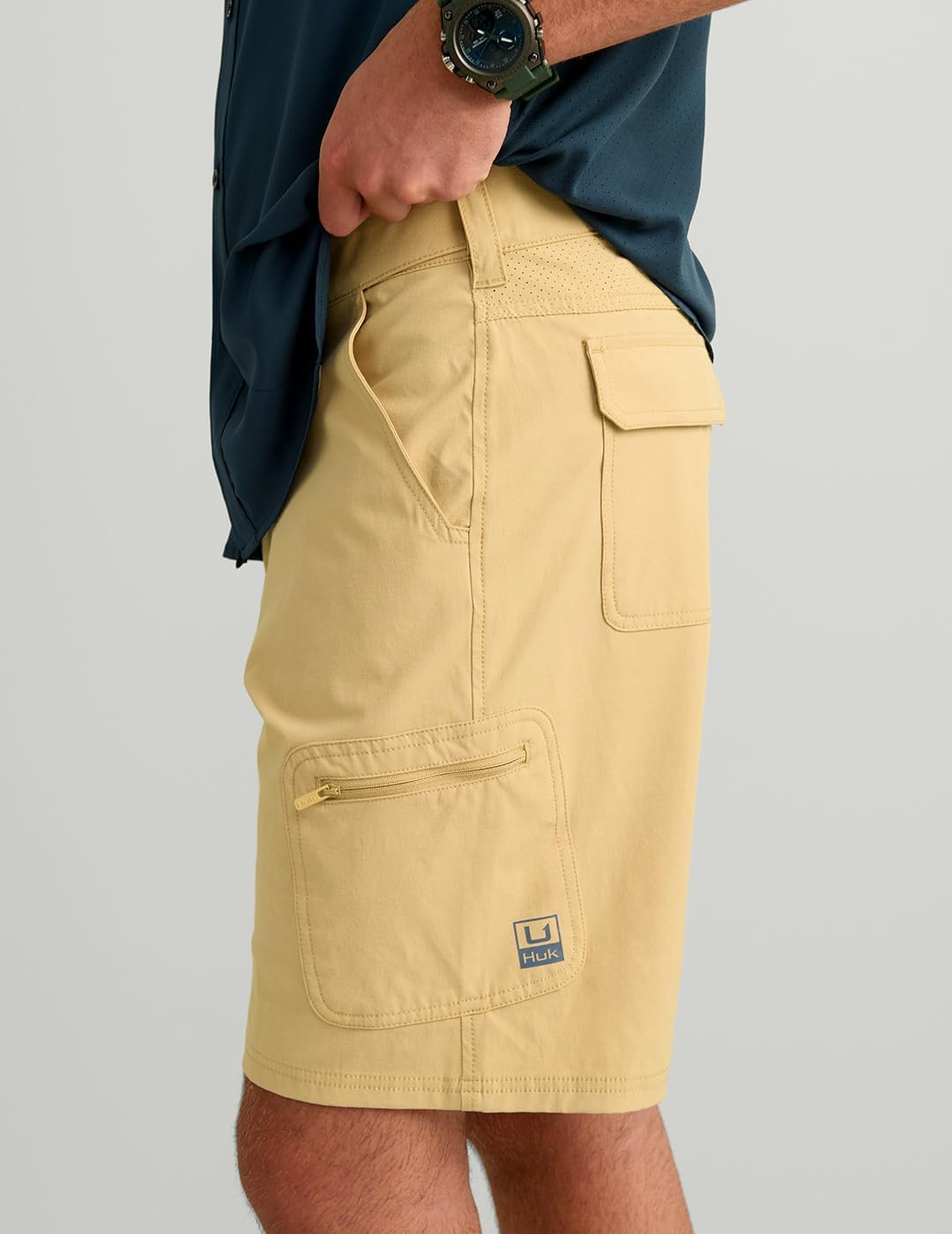 HUK Men's Next Level 10.5", Quick-Drying Fishing Shorts for Men