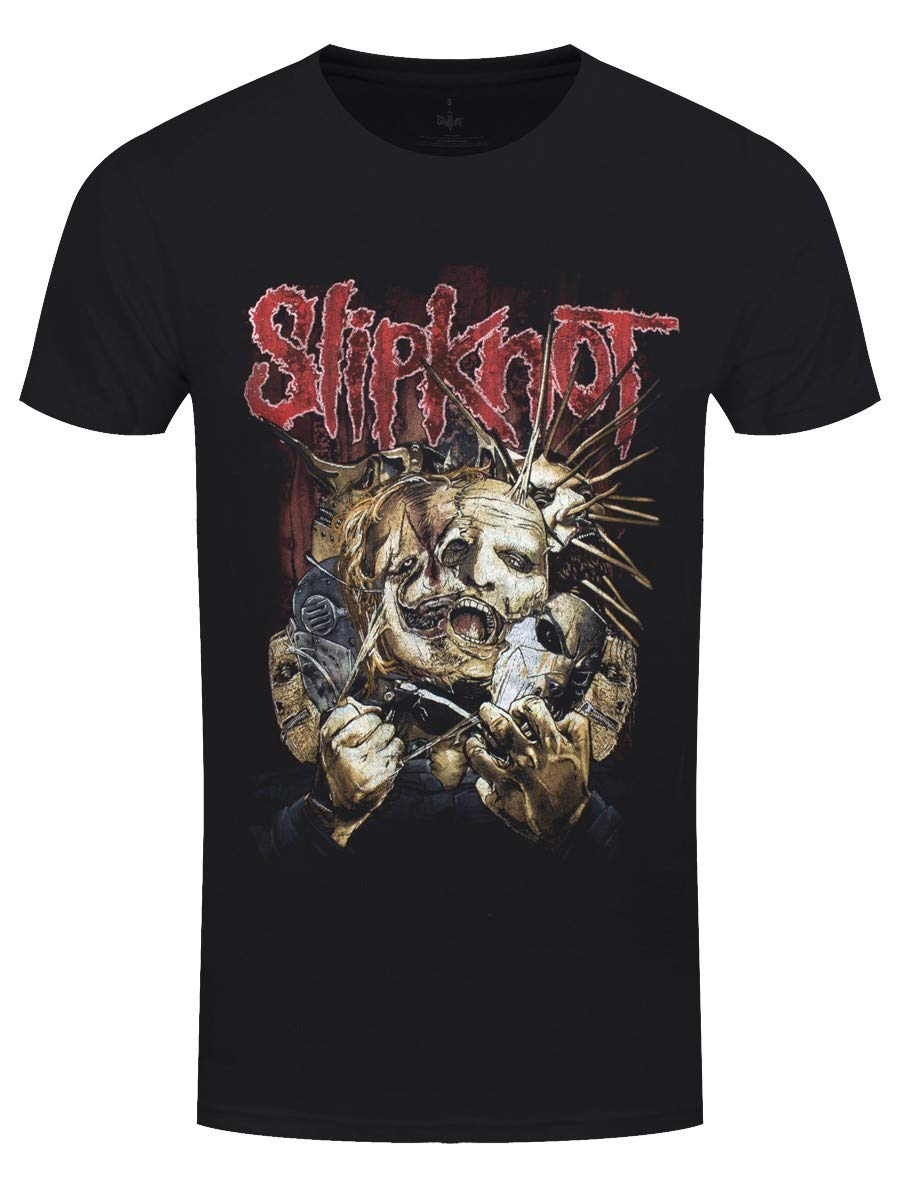 Band Monkey Slipknot Unisex T-Shirt Torn Apart (Back Print)
