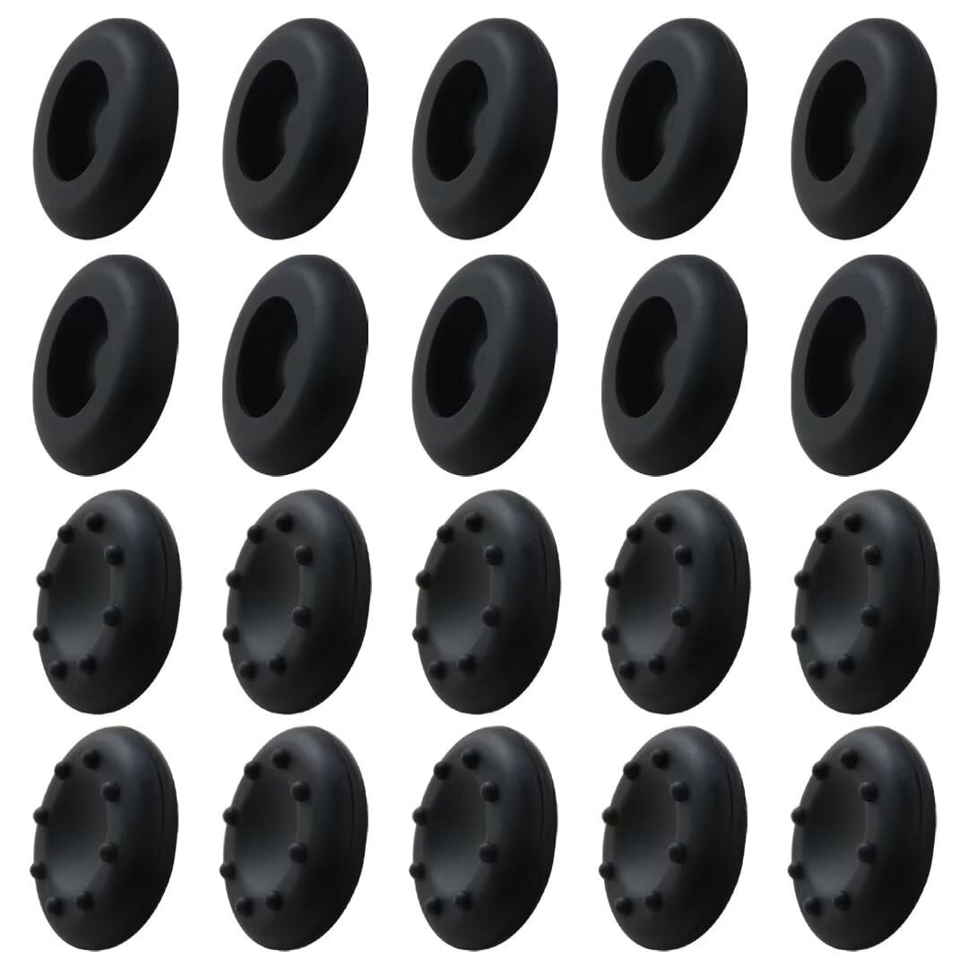 20x Black Thumbstick Grips Cap Cover Thumb Stick Grip for XBOX One for XBOX 360