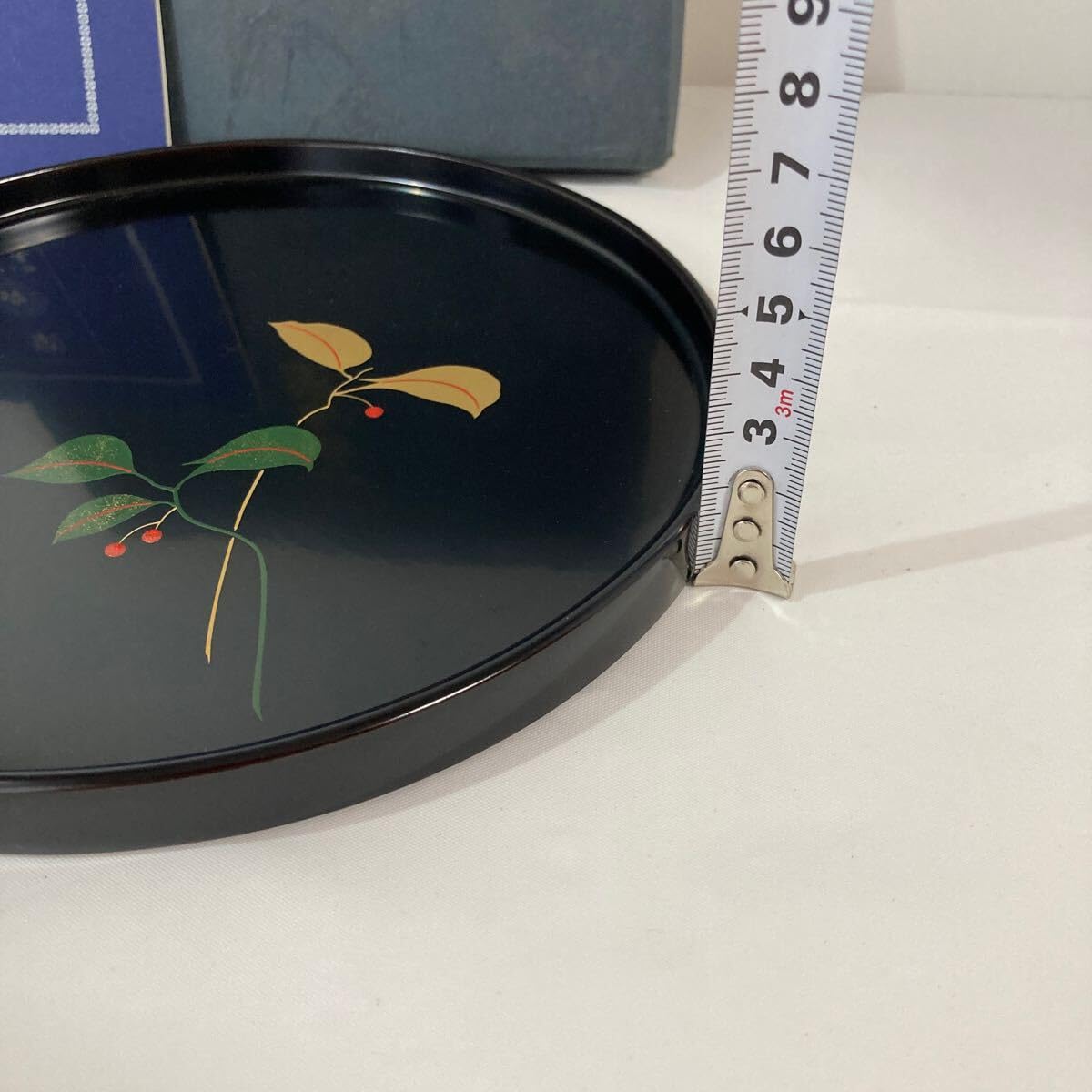 Amazon.co.jp: 特産 輪島塗 丸盆 お盆 トレー 漆芸 : ホーム＆キッチン