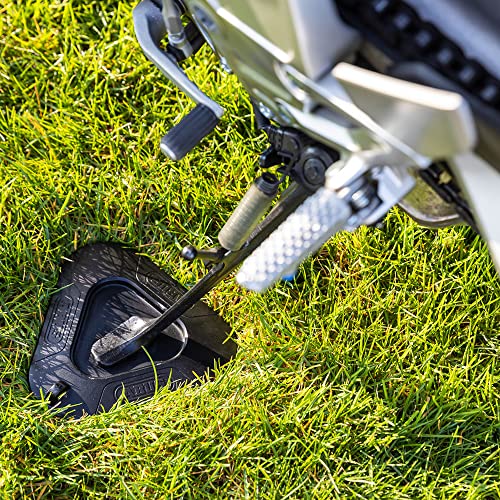 ABUS Seitenständerunterlage Side Stand Pad SSP20 - Jiffy für Motorrad, Scooter, E-Bike und Camping - Zubehör zum sicheren Abstellen vom Motorradständer
