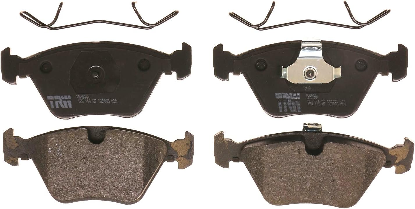 TRW Pro TRH0901 Disc Brake Pad Set For Jaguar XK8 1997-2002, Front, And Other Applications