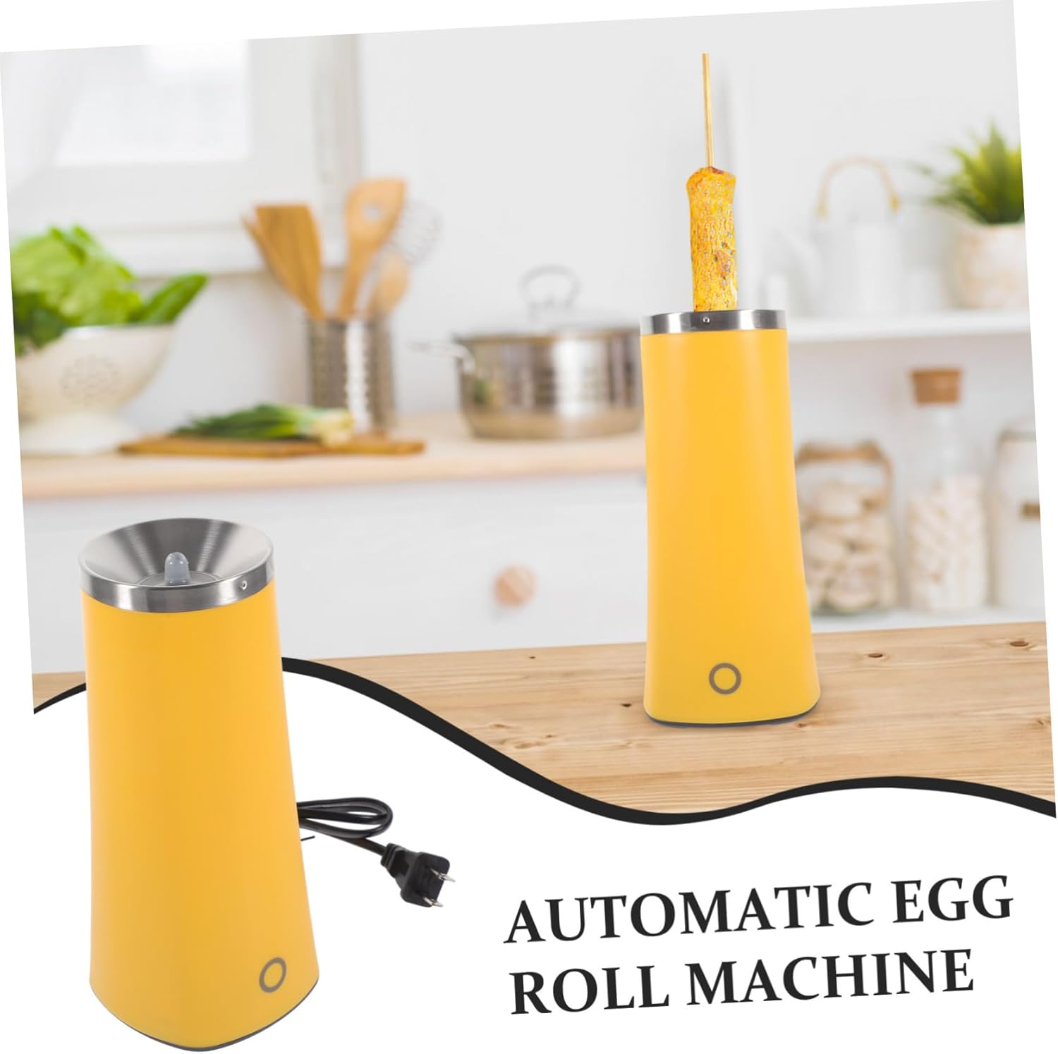 Egg Roll Machine Sausage Maker Electric Vertical Cooker Roll Maker Cooking Machine Space-saving Design