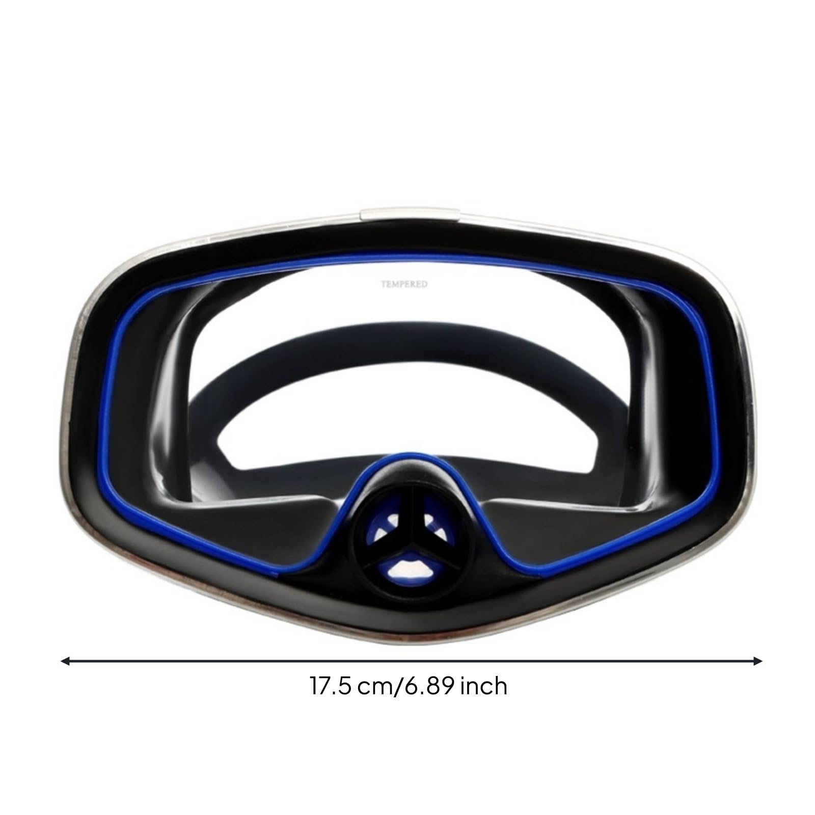 Milageto Gafas Buceo Panorámicas Visión Amplia Más Natación con Nariz Ajuste Cómodo Más Snorkel Completa para Adultos