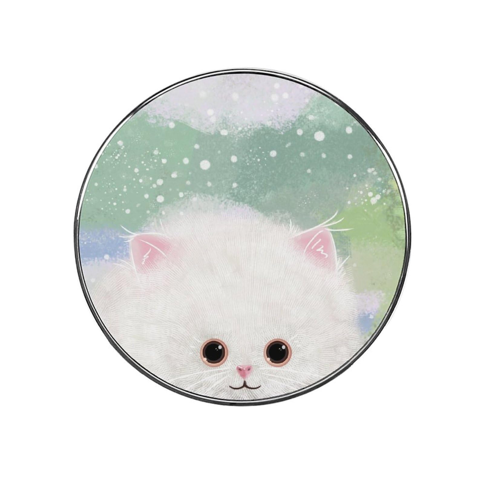 Cartoon Kitten Alloy Fridge Magnet For Office Cabinet Refrigerator Whiteboard Photo