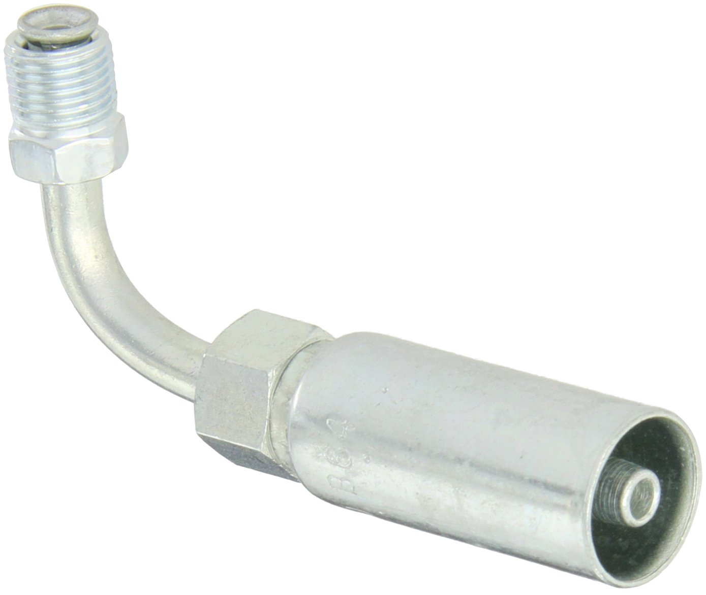 Eaton Weatherhead CollOCrimp 04UB64 90 Degree Inverted Male Swivel Tube Elbow Fitting, Low