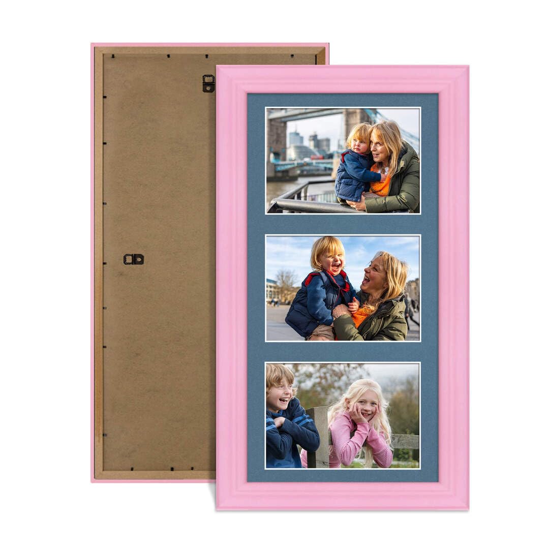 Procut Global 40x20cm Classic Pink Photo Frame For Multiple Pictures
