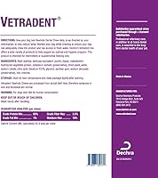 Vista 2 de Vetradent Masticables dentales de cuero crudo para perros, grandes, 30