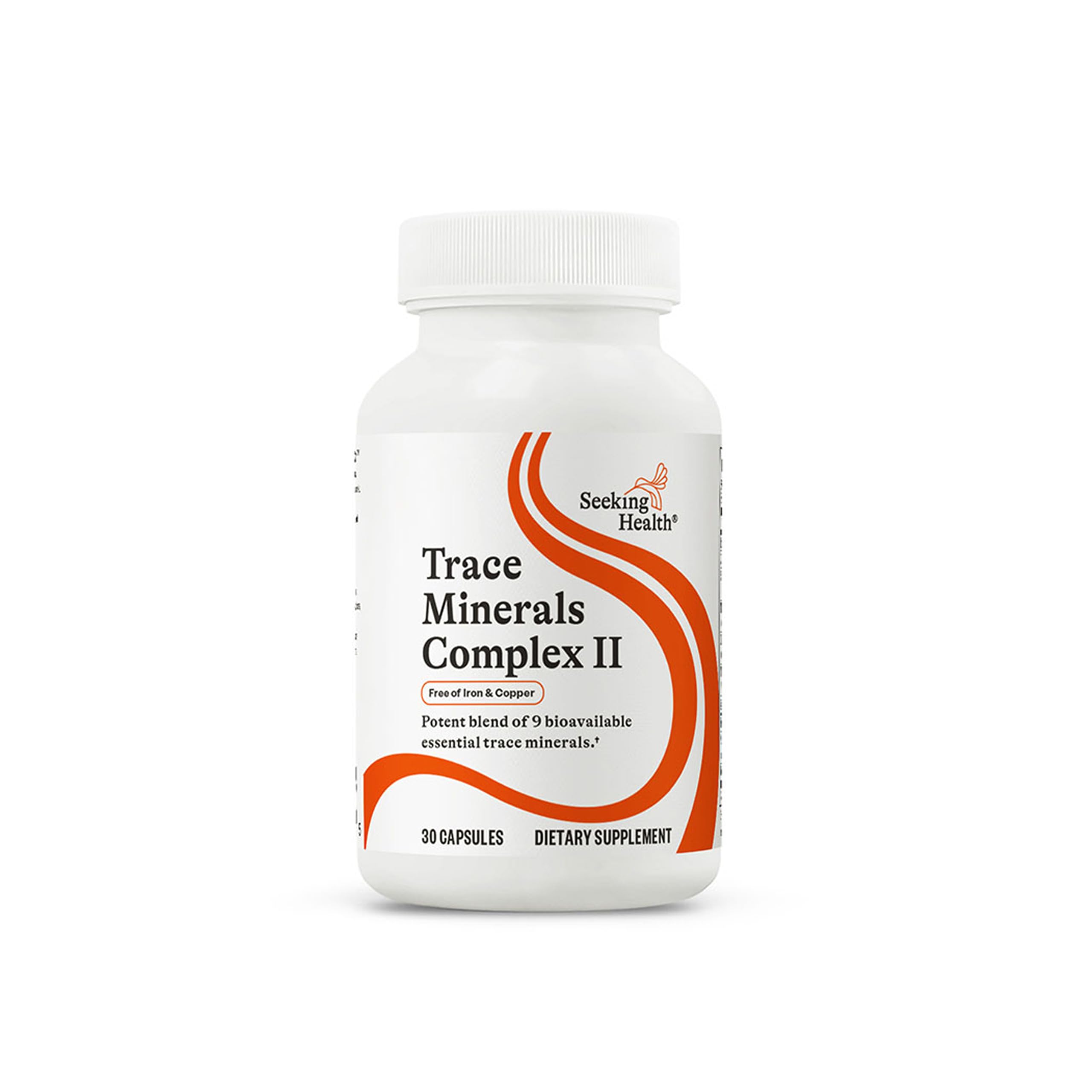 Seeking Health Trace Minerals Complex II - Immune Health & Brain Health Supplement with Zinc & Selenium - Copper- and Iron-Free Formula - Energy, Skin & Hair Support Supplement - 30 Capsules