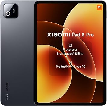 XIAOMI Tablet Pad 8 Pro, Black, 11.2'', 8+128GB, Snapdragon 8 Elite, 9200mAh, Android 16, 3.2K 144Hz, 67W, Screen with Charger