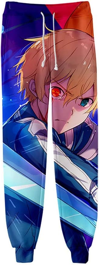 Anime Sword Art Online Trousers Pants Cosplay Gym Joggers Drawstring Sports Sweatpants