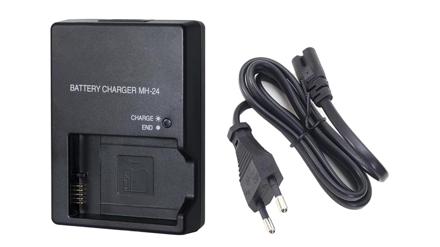 Schsteindar® MH-24 Camera Battery Charger for Nikon: EN-EL14 EN-EL14A Wall Quick Charger D5100 D5200 D5300 D5500 D5600 D3100 D3200 D3300 D3400 D3500 P7000 P7100 P7700 P7800 with Cord