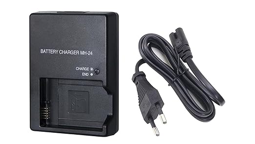 Schsteindar MH-24 Camera Battery Charger for Nikon: EN-EL14 EN-EL14A Wall Quick Charger D5100 D5200 D5300 D5500 D5600 D3100 D3200 D3300 D3400 D3500 P7000 P7100 P7700 P7800 with Cord