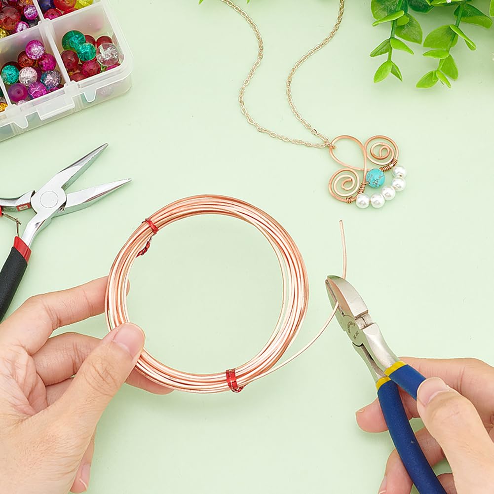 Filo Di Rame Nudo Quadrato 0.8mm BENECREAT - 6 Metri Per Gioielli Fai-Da-Te, Bracciali, Orecchini - Foto 13