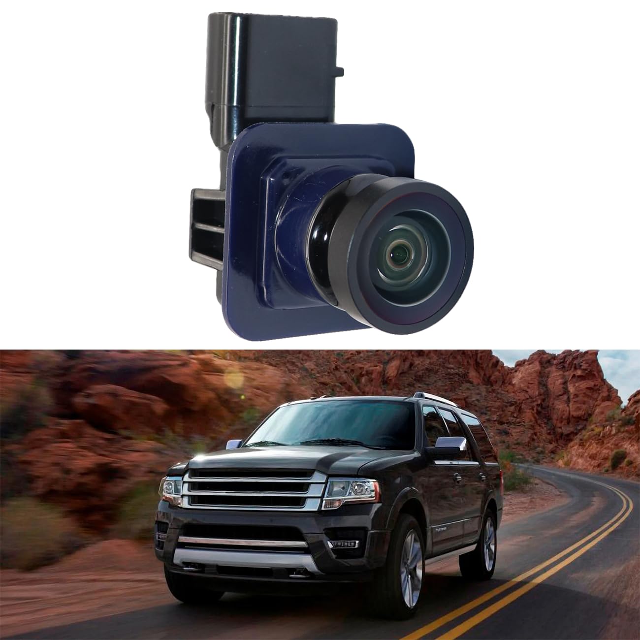 GXARTS FL1Z-19G490-A FL1Z-19G490-B Rear View Backup Camera Safety Cameras Packing Aid Backup Camera Compatible with Ford Expedition 2015 2016 2017